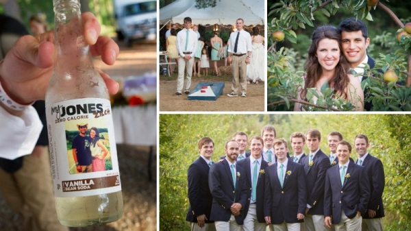 Jones Soda & Corn-hole for Outdoor Weddings